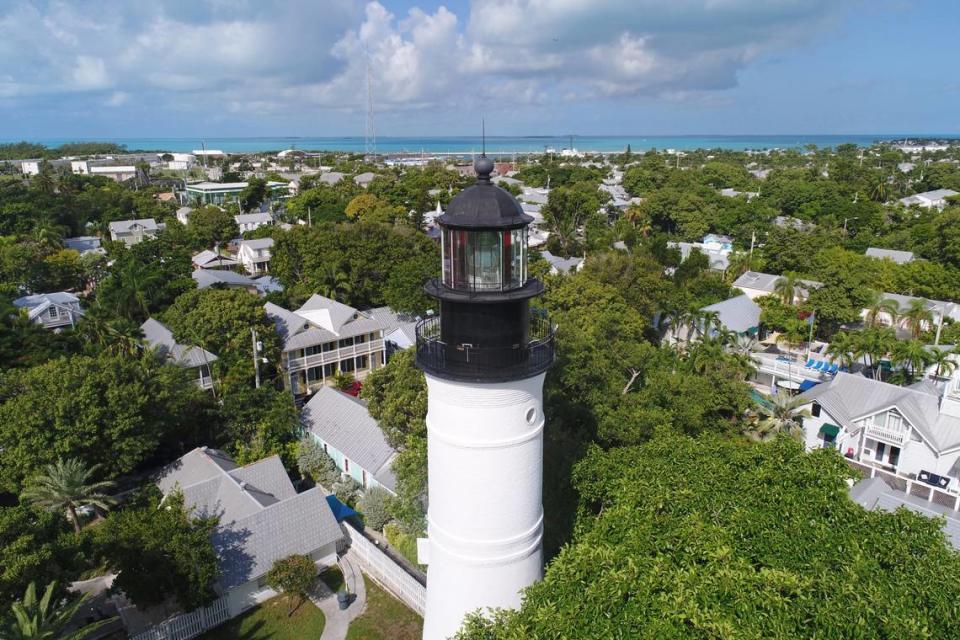 The Key West Lighthouse, opened in 1848 and decommissioned in 1969, today is restored as the Key West Lighthouse and Keeper’s Quarters Museum. Rob O'Neal/Monroe County Tourist Development Council