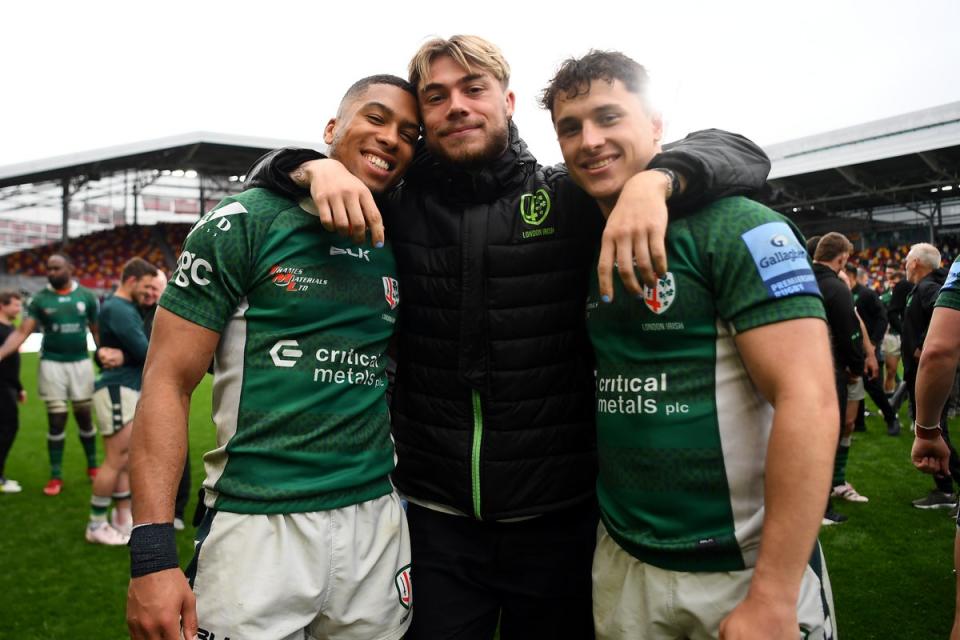 Henry Arundell has said that messages from his ex-London Irish teammates inspired his performance (Getty Images)