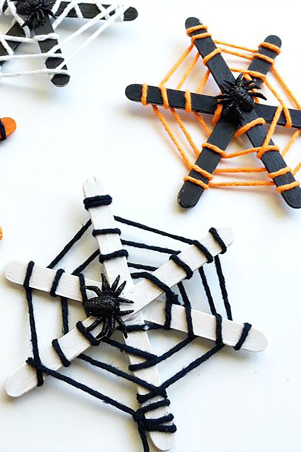 Spider Web Halloween Craft