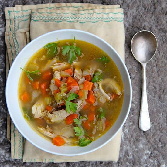 Slow Cooker Turkey Soup