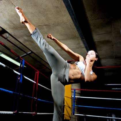 This Kickboxing Workout Tones From Head to Toe