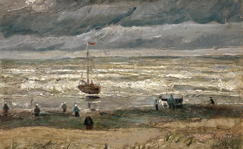 View of the Sea at Scheveningen, one of two stolen Van Gogh paintings recovered.