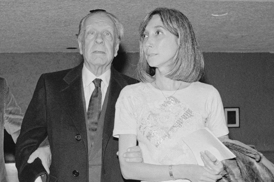 getty Jorge Luis Borges and Maria Kodama