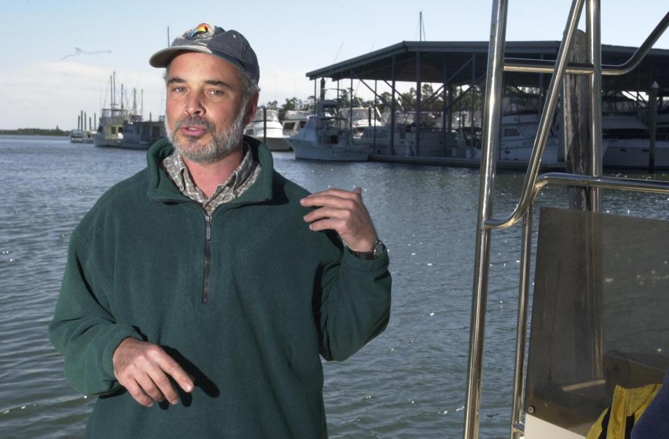 Miller talks about water quality issues facing New Hanover County's tidal creeks in this 2013 file photo taken along Wilmington's Bradley Creek.