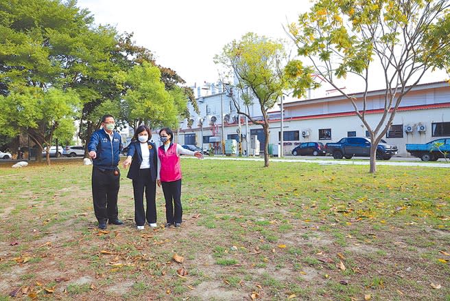 雲林縣北港鎮「兒10公園」因工程費飆漲卡關，雲林縣政府伸援手補助經費。（張朝欣攝）