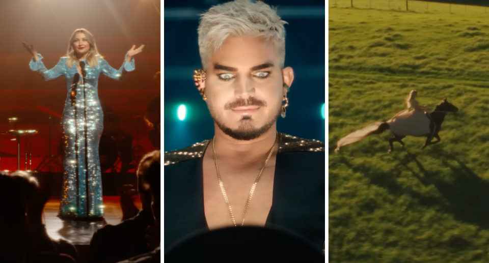 The Voice coaches Kate Miller-Heidke, Adam Lambert and LeAnn Rimes in the new teaser.