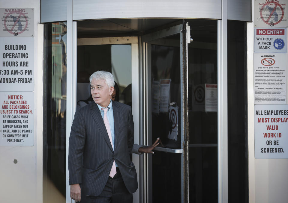 Attorney General Steve Mulroy exits the Odell Horton Federal Building Nov. 2, 2023, in Memphis, Tenn. Former Memphis police officer Desmond Mills pleaded guilty for his role in the death of Tyre Nichols. (Patrick Lantrip/Daily Memphian via AP)