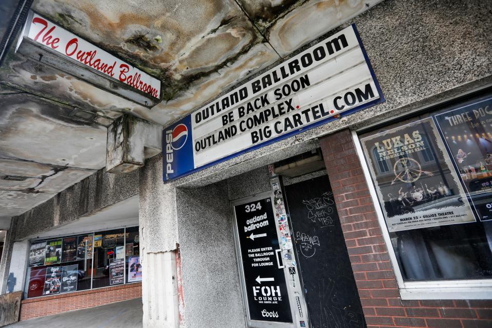 The Outland Complex in downtown Springfield is in danger of not being able to reopen. 