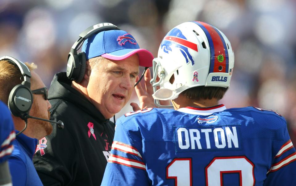 Doug Marrone benched E.J. Manuel in favor of Kyle Orton in Week 5 of the 2014 season.