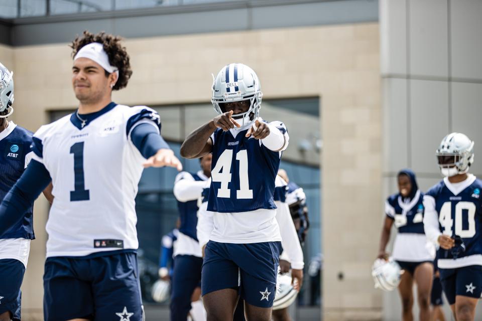 Former Florida A&M University All-American safety Markquese Bell poses for a photo during Dallas Cowboys' rookie minicamp