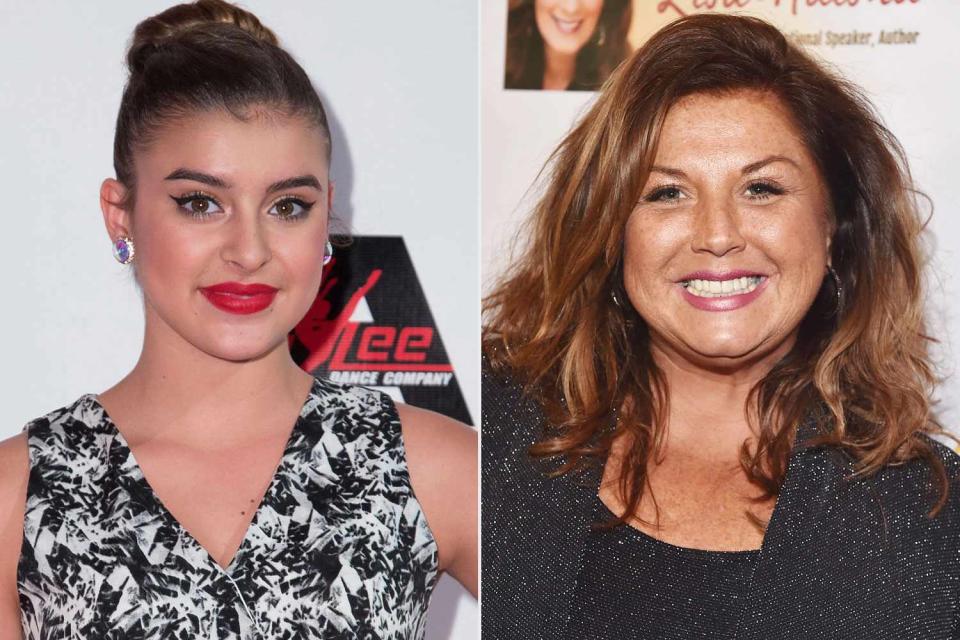 <p>getty (2)</p> Kalani Hilliker (left) and Abby Lee Miller