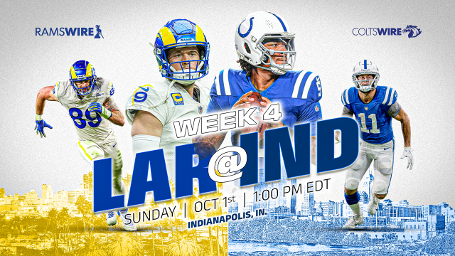How to watch Rams vs. Colts: Time, TV and streaming info for Week 4