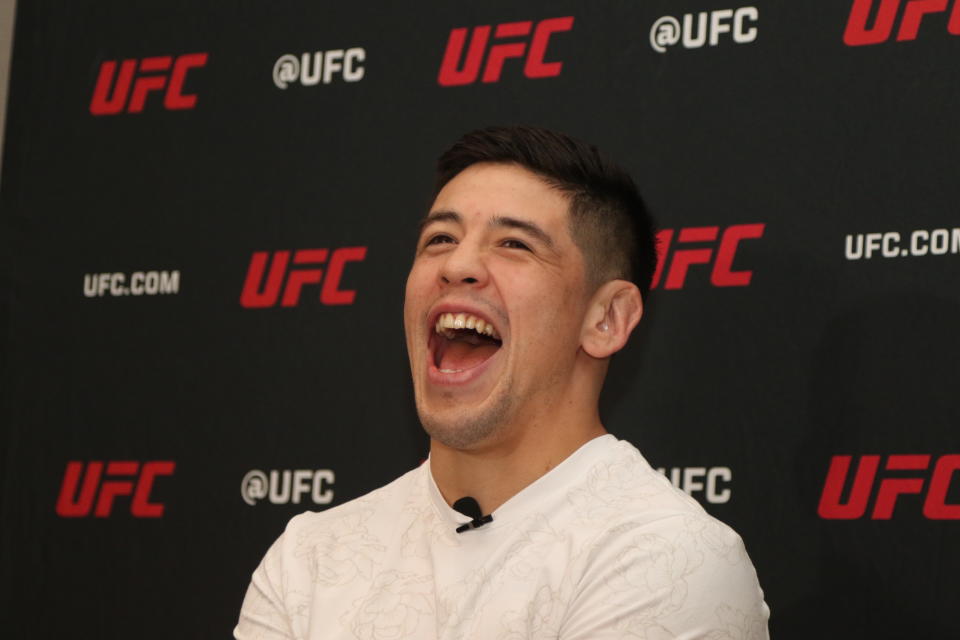 UFC flyweight champion Brandon Moreno, who fights Alexandre Pantoja on Saturday at UFC 290, is one of the promotion's most popular fighters. (Ismael Rosas/ Getty Images)