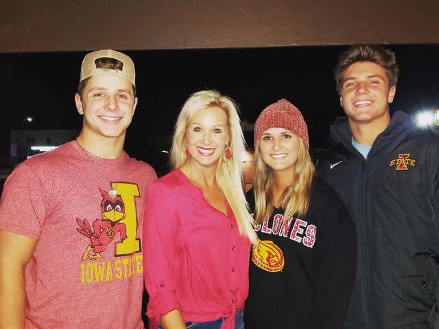 <p>Chubba Purdy Instagram</p> Brock Purdy with his mom, Carrie Purdy, and siblings, Whittney Purdy, and Chubba Purdy.