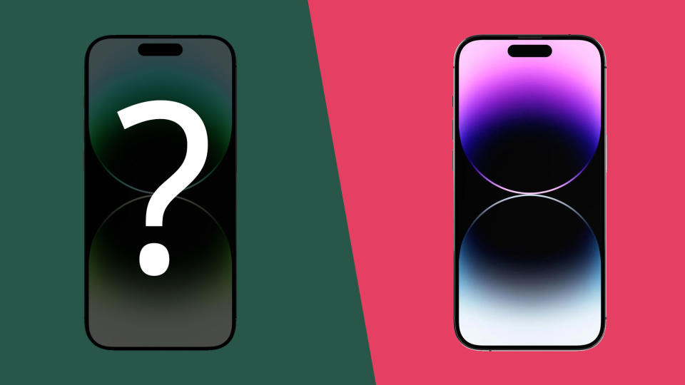 A mystery iPhone compared to the iPhone 14 Pro