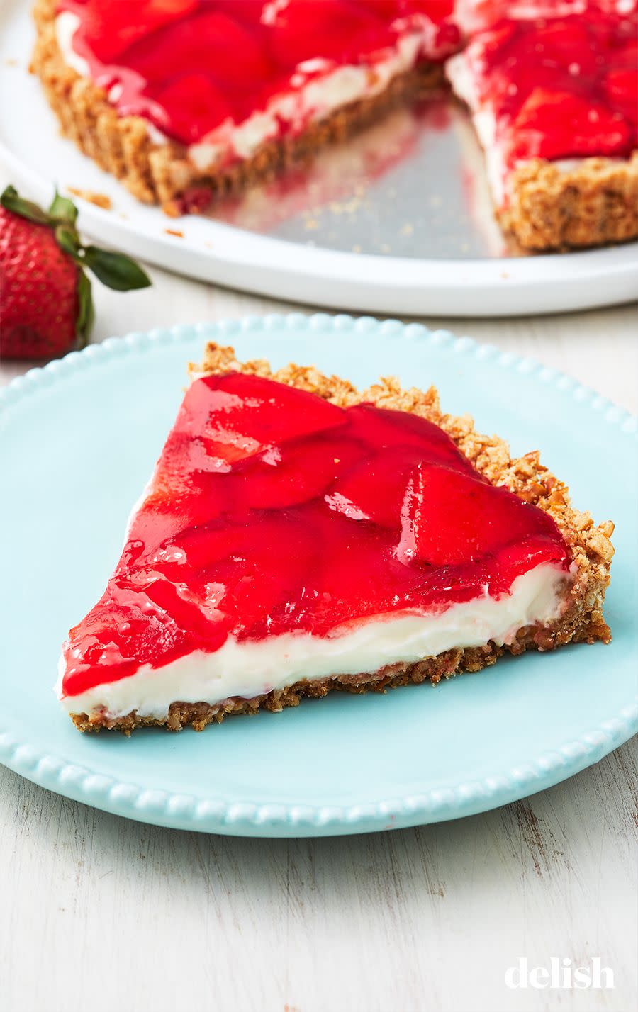 Strawberry-Pretzel Tart