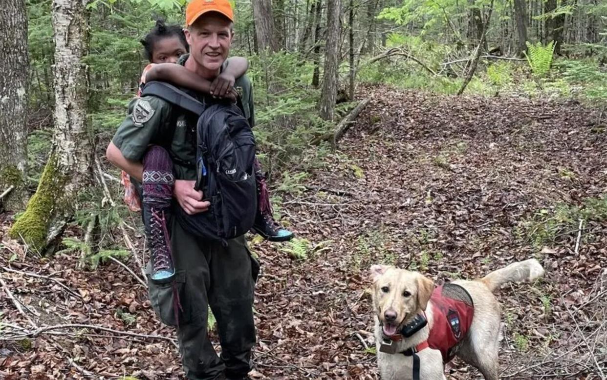 Game Warden K9 Koda and Game Warden Jake Voter rescued a missing 11-year-old girl