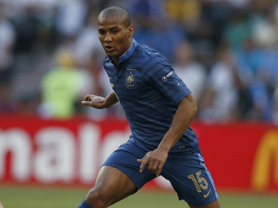 Florent Malouda of France during the UEFA EURO 2012 match between France and England at the Donbas Arena on June 11, 2012 in Donetsk, Ukraine.