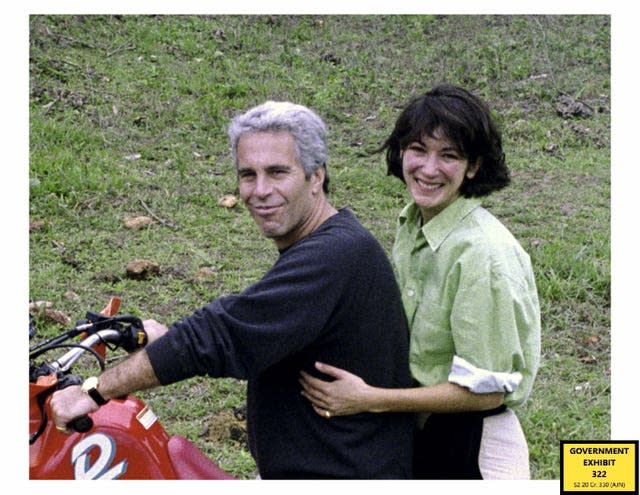 Ghislaine Maxwell and Jeffrey Epstein