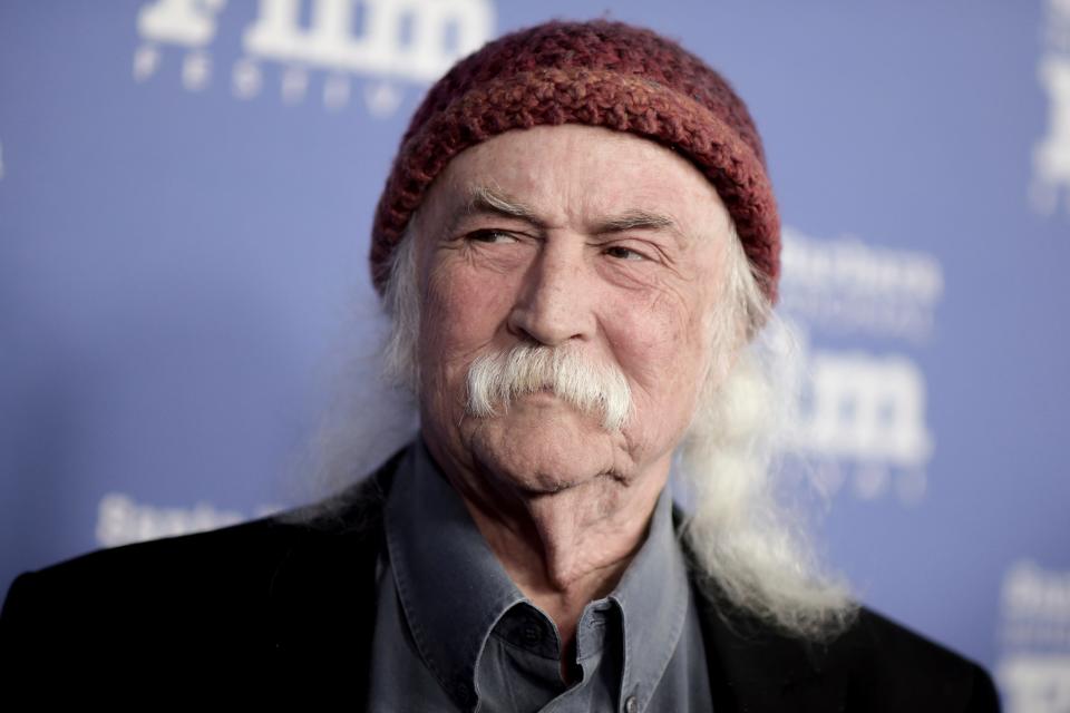 David Crosby attends the Maltin Modern Master Award ceremony at the 32nd Santa Barbara International Film Festival in Santa Barbara, Calif.