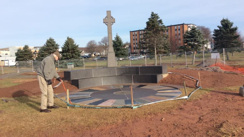 Replacement stones in Charlottetown's Irish monument from Quebec, not counties of Ireland