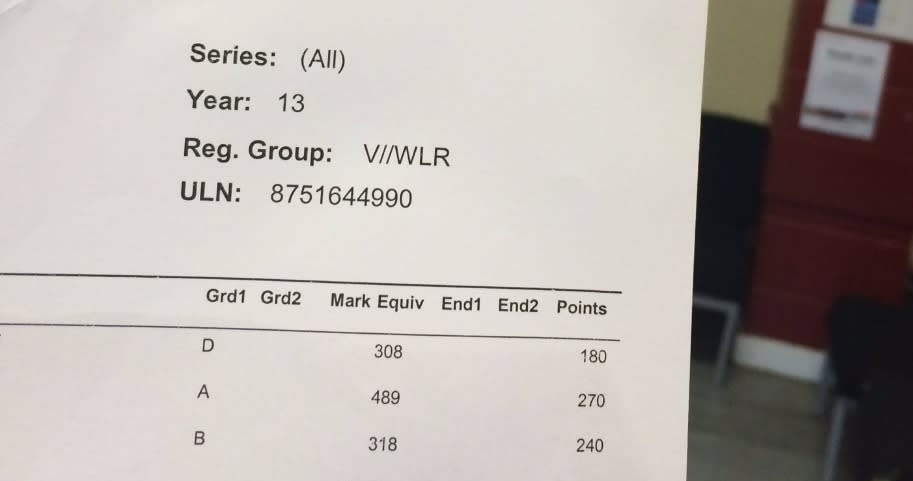 A LOT of teens are excited that their report cards spell out “DAB”