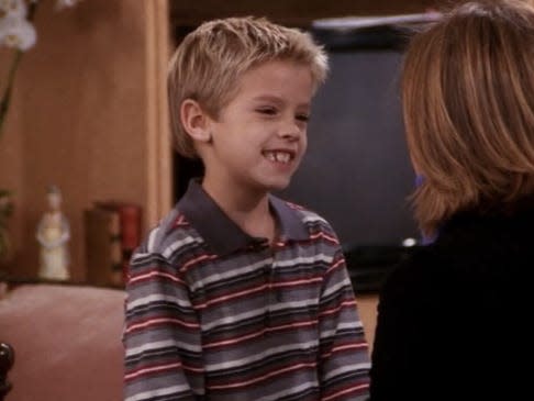 cole sprouse as ben on friends