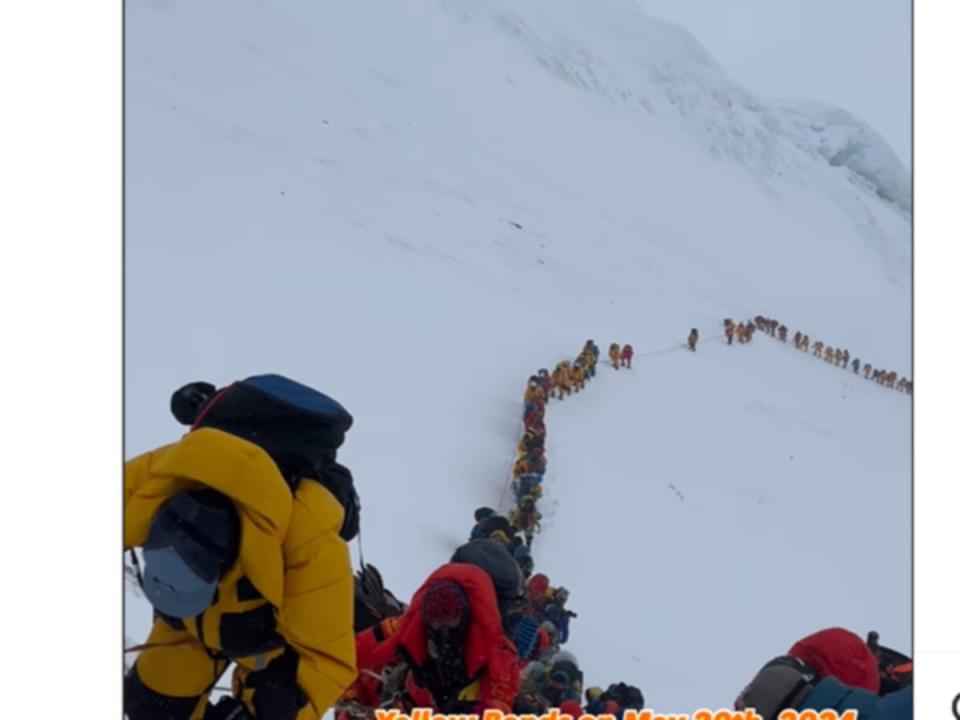 There have been at least eight confirmed deaths on Everest this year. (Screengrab/everester.raj)