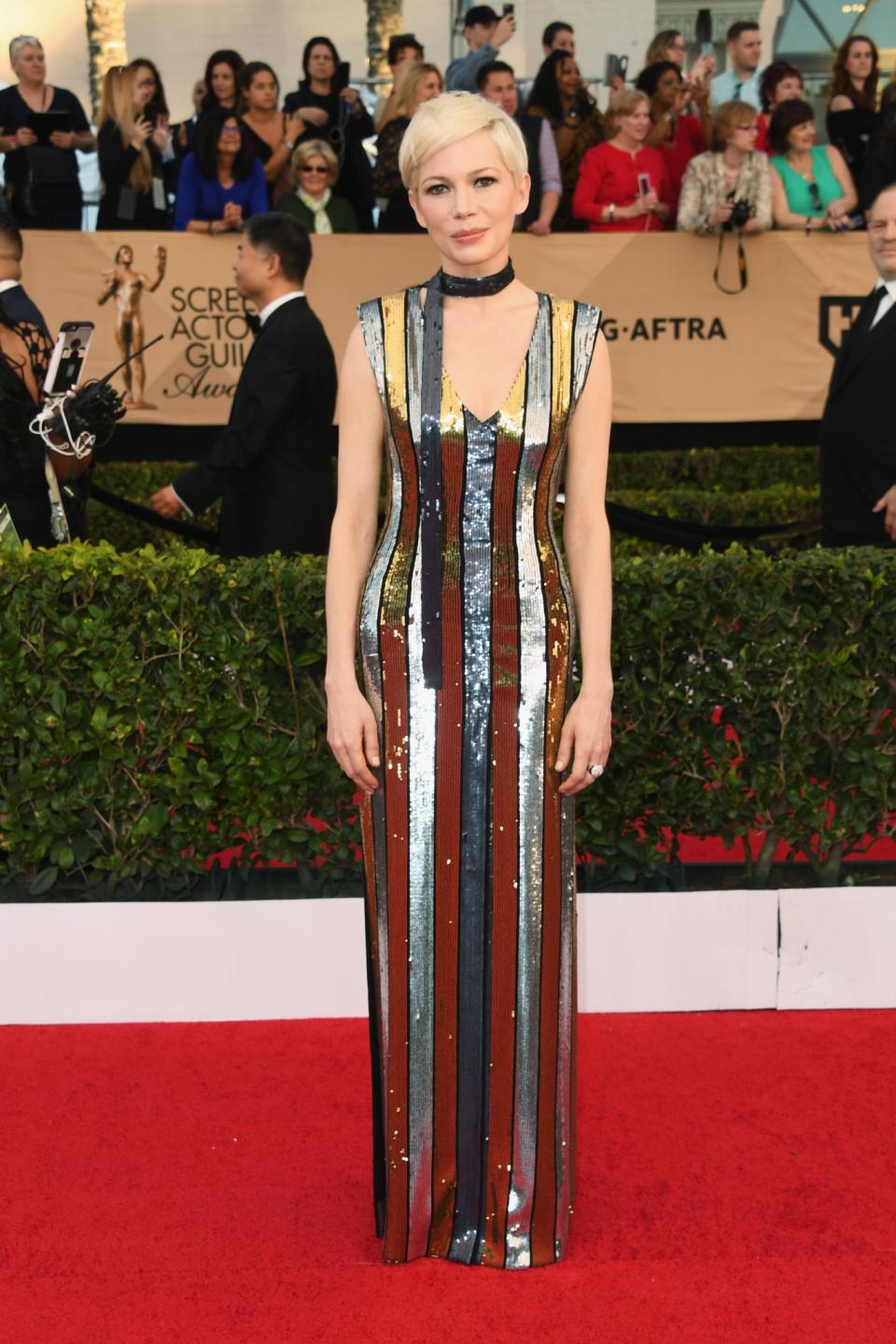 HIT: Michelle Williams at the Screen Actors Guild Awards