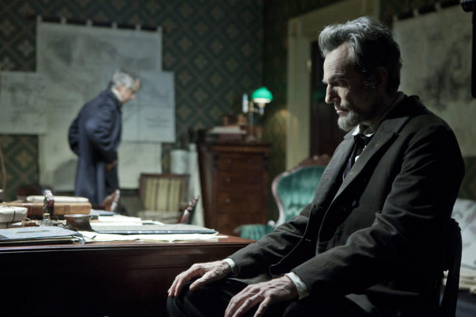 Daniel Day-Lewis as Abraham Lincoln in DreamWorks Pictures' "Lincoln" - 2012