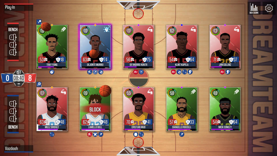 當NBA變卡牌遊戲，《Dream Team Basketball》Steam免費玩