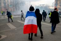 <p>Des incidents se sont également produits à Lyon. En milieu d’après-midi, la situation a en effet dégénéré dans le 7ème arrondissement de la ville, aux environs de la rue de la Thibaudière.<br>(Crédit : Getty Images) </p>