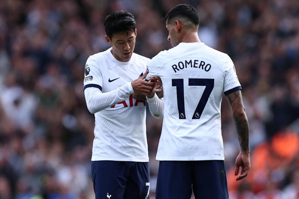 Heung-min Son and Cristian Romero are both set to be available for Spurs (Getty Images)