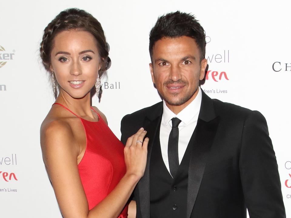 LONDON, UNITED KINGDOM - 2019/06/13: Peter Andre and Emily Andre arrive for the Caudwell Children Butterfly Ball charity event at the Grosvenor House, Park Lane. (Photo by Keith Mayhew/SOPA Images/LightRocket via Getty Images)