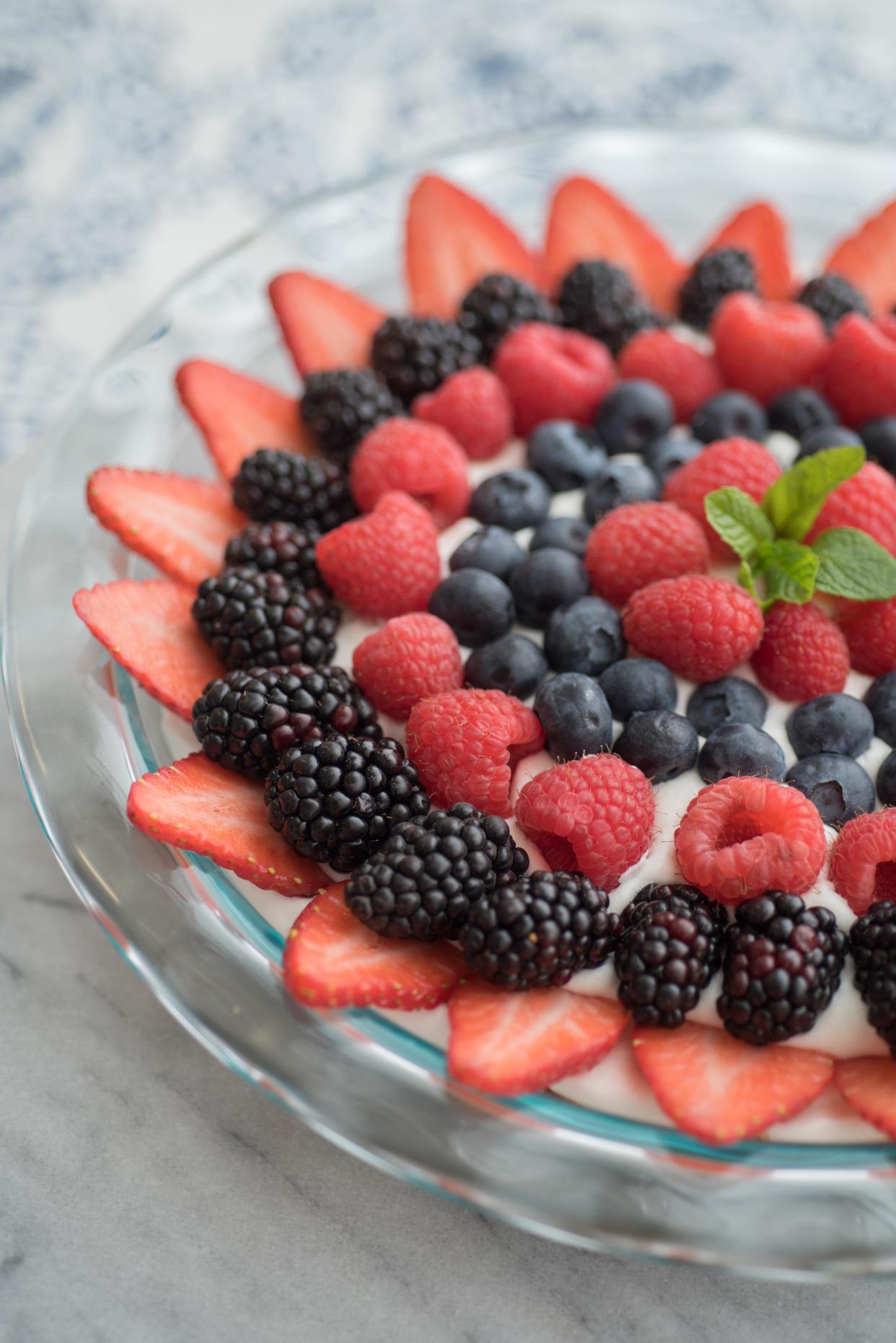 You can arrange summer berries atop today's pie recipe to turn it into a work of art.