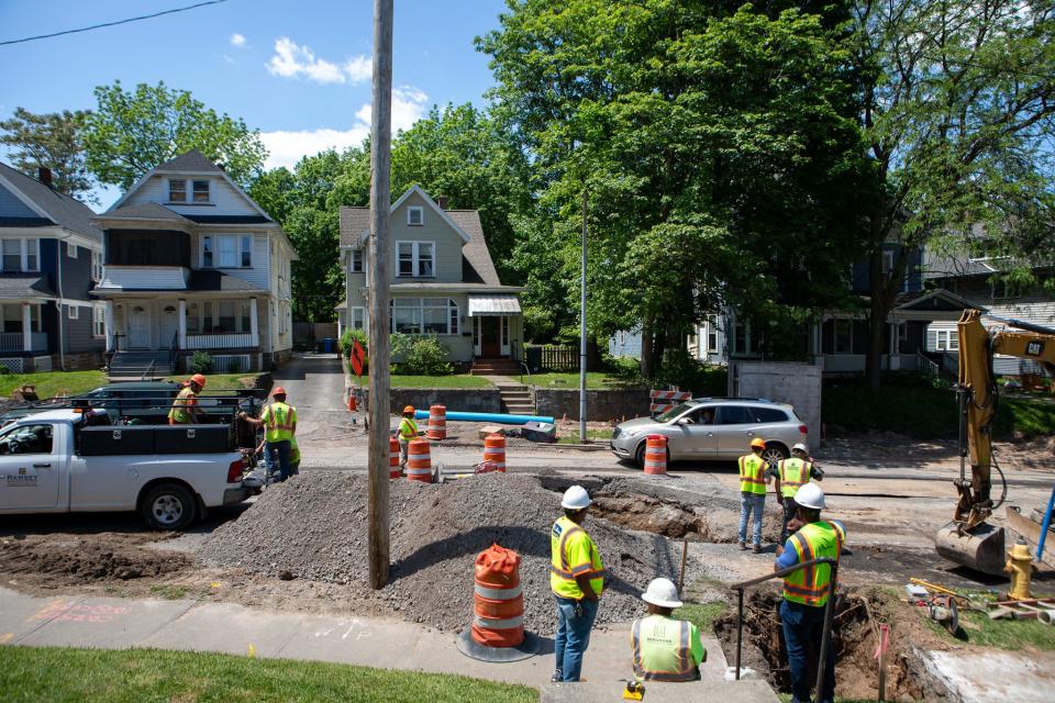 The City of Rochester has a "dig once" rule to get as much construction done at one time while preventing more construction in the long run.