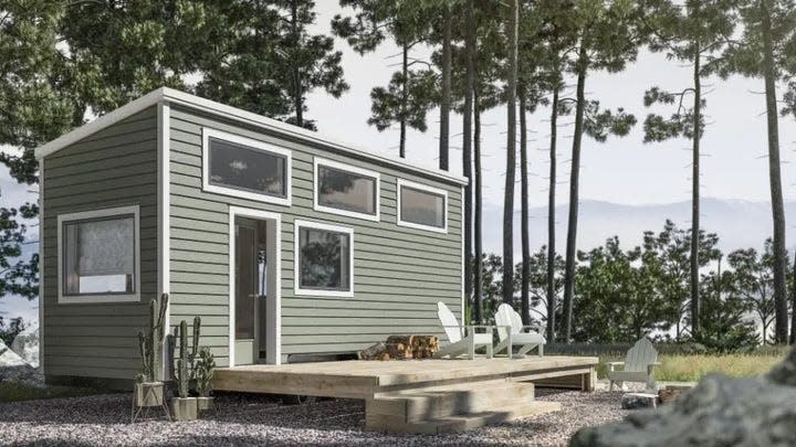 The Element tiny home from the outside