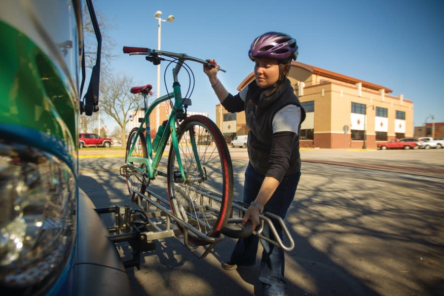 Davenport CitiBus, Bettendorf Transit and Illinois QC Metro are promoting National Bike to Work Week, which is May 13-19, 2024.