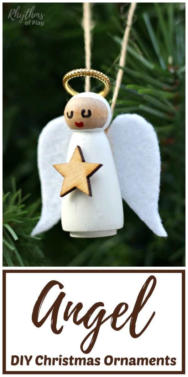 ORNAMENT No. 1: Pinecone Angel Ornament – Willowday