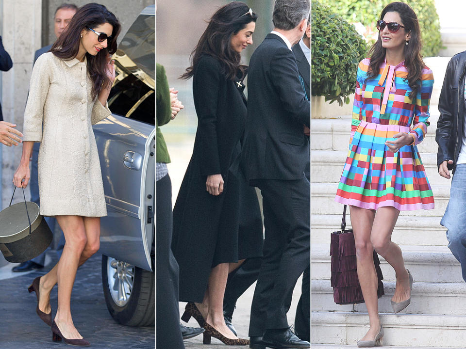 Amal Clooney in the Emma flat