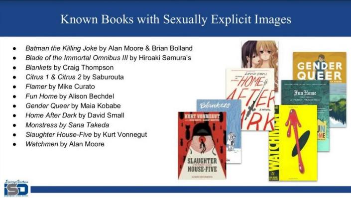 Kansas City area school districts, including Independence, instructed staff to remove books determined to have sexually explicit content following a new Missouri law. The list in Independence includes “Watchmen” and “Slaughterhouse-Five,” according to a presentation obtained by The Star.
