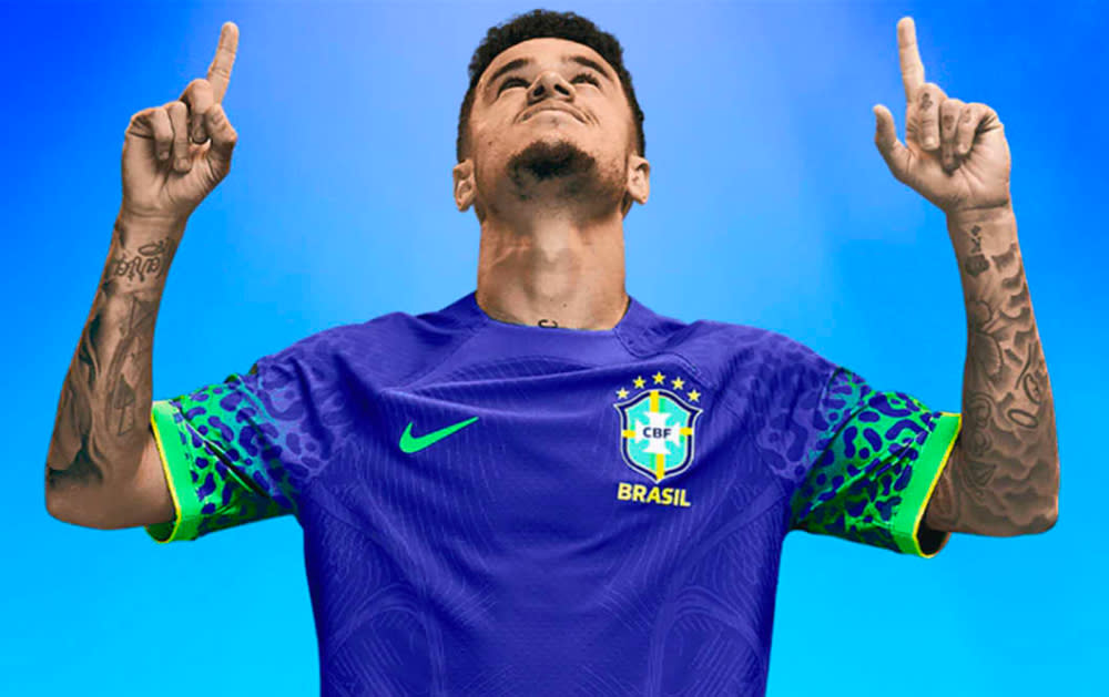  Brazil 2022 World Cup away kit  