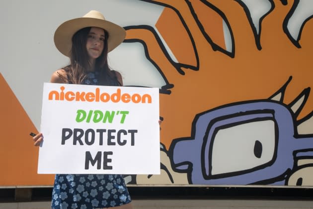 Alexa-nikolas-nickelodeon protest - Credit: Photo courtesy of Michael Gray