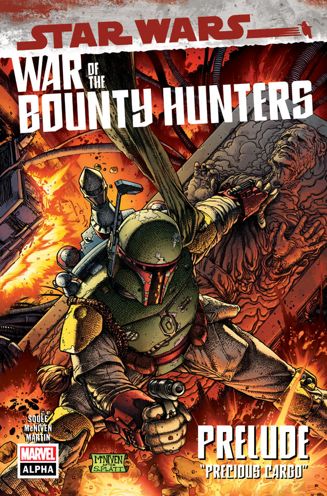 Star Wars: War of the Bounty Hunters comic cover
