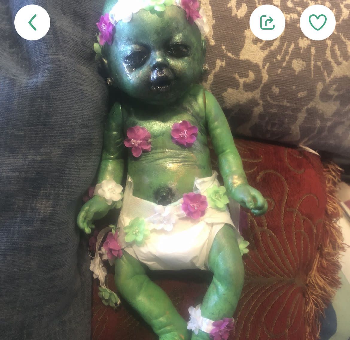 alien baby decoration