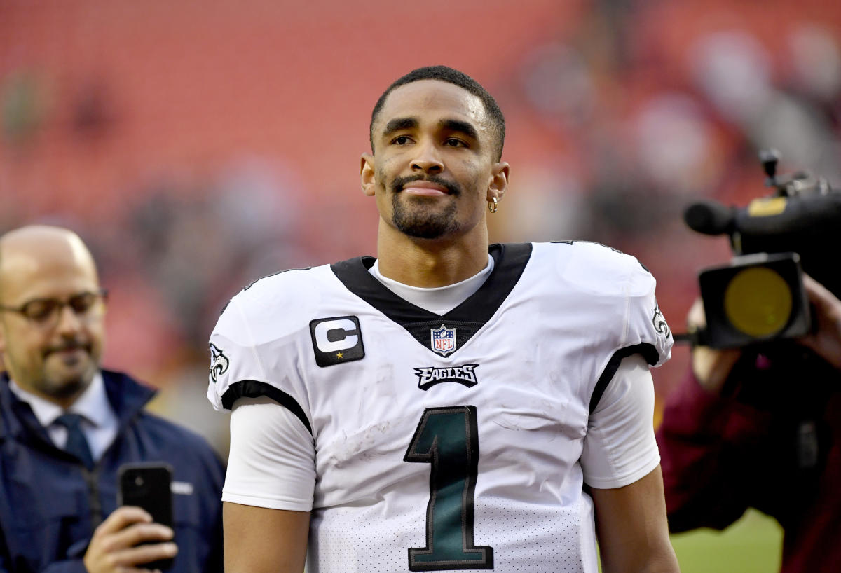 Jalen Hurts, Eagles' new starting quarterback, is the team's