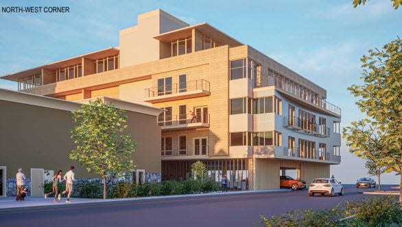 Developer Mark McNabb is proposing 72 apartments as part of additions to the existing building at 581 Lafayette Road in Portsmouth, which is home to the Tour restaurant and the Five 81° Northeast Thai restaurant.