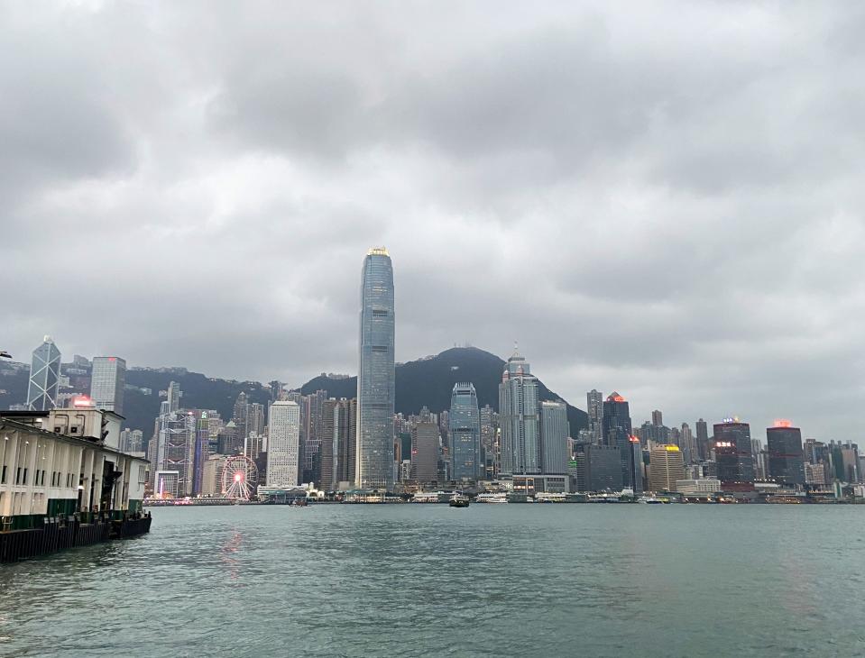 Picture of the Hong Kong city skyline