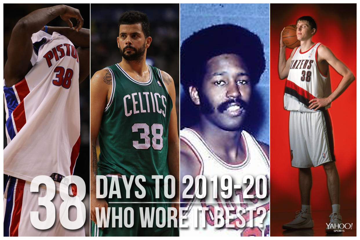 Which NBA player wore No. 38 best?