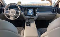 <p>Starting at a base price of $39,895, T5 models get a turbocharged 2.0-liter inline-four mated to an eight-speed automatic. We've praised the powertrain's perform­ance in other Volvos, and its 250 horsepower and 258 pound-feet of torque move the wagon with verve.</p>